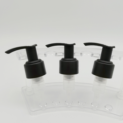 Lotionspumpe aus mattem PP-Kunststoff, schwarze Farbe, 24/410
