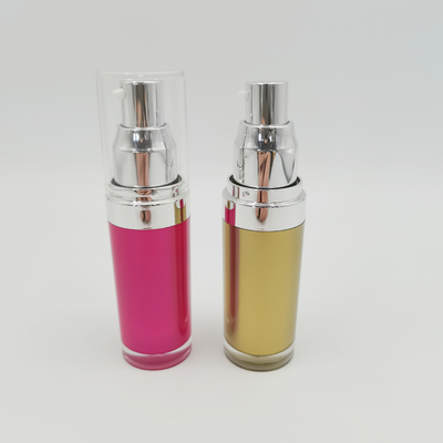 PMMA Runde Form Acryl Lotion Flasche 15ml 30ml 50ml 100ml 120ml