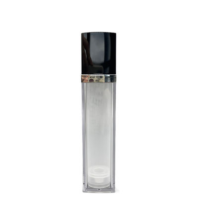Doppel-wandiges Aluminium der Quadrat-kosmetisches luftloses Pumpflasche-30ml