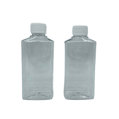 Nachfüllbarer quadratischer freier Raum des HAUSTIER Pumpflasche-Mundwasser-250ml mit weißer Kappe