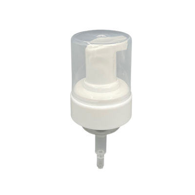PET Dichtungs-übergeben schäumende Seifen-Pumpen Desinfizierer 43mm Schließung 0.68ml transparente Kappe