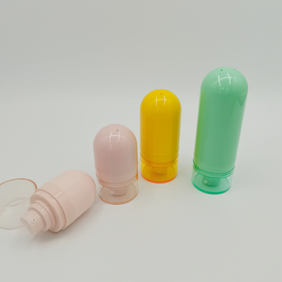 Luftlose Sprühflasche umgekehrte Flasche nette luftlose Flasche Macaron-Farbe15ml 30ml 50ml für Hautpflege