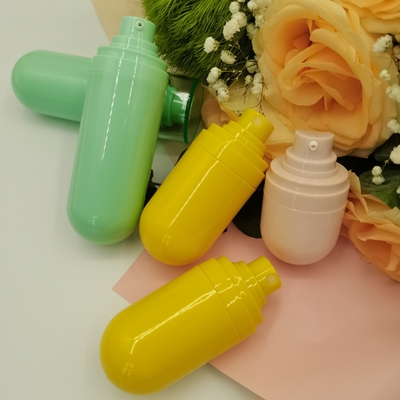 Luftlose Sprühflasche umgekehrte Flasche nette luftlose Flasche Macaron-Farbe15ml 30ml 50ml für Hautpflege