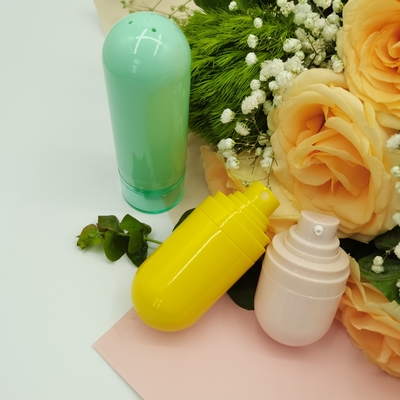 Luftlose Sprühflasche umgekehrte Flasche nette luftlose Flasche Macaron-Farbe15ml 30ml 50ml für Hautpflege