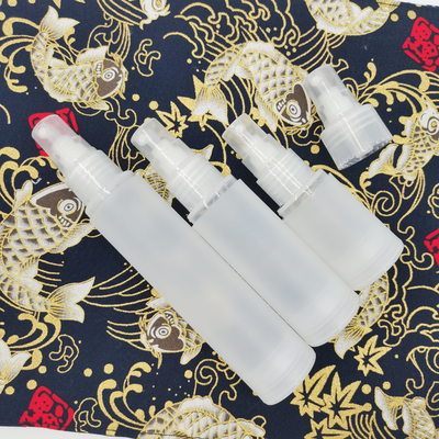 Mattiertes kosmetisches Plastikflaschen-Set 5 ml 10 ml 15 ml 50 ml 100 ml für Hautpflegeverpackungen