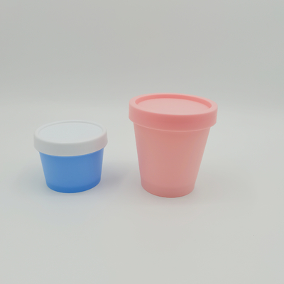 Materielles Eiscreme-Schalen-Form-Körperpflege-monoglas pp. kosmetisches Glas-50ml 100ml 200ml 250ml