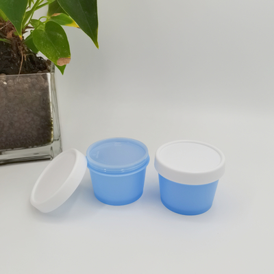 Materielles Eiscreme-Schalen-Form-Körperpflege-monoglas pp. kosmetisches Glas-50ml 100ml 200ml 250ml