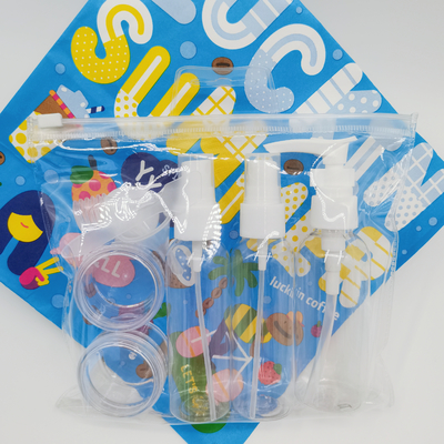 Pumpenlöffel Tropftrichter Kundenspezifischer PVC-Waschbeutel für Cremetiegel-Reise-Sprühflasche