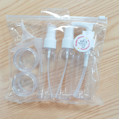 Pumpenlöffel Tropftrichter Kundenspezifischer PVC-Waschbeutel für Cremetiegel-Reise-Sprühflasche