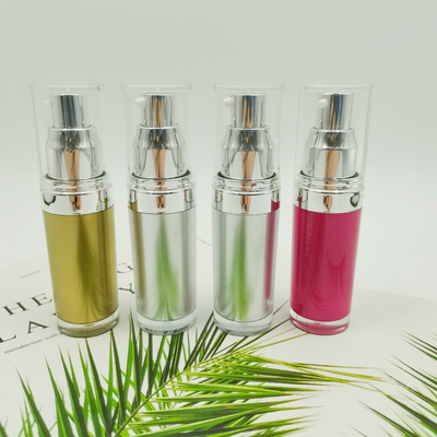 PMMA Runde Form Acryl Lotion Flasche 15ml 30ml 50ml 100ml 120ml