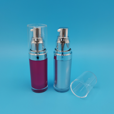 PMMA Runde Form Acryl Lotion Flasche 15ml 30ml 50ml 100ml 120ml
