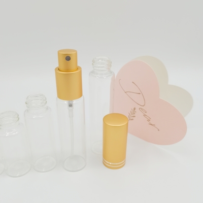 10 ml 15 ml 20 ml 25 ml 30 ml Tube Glasflasche mit Aluminium-Parfümsprühern