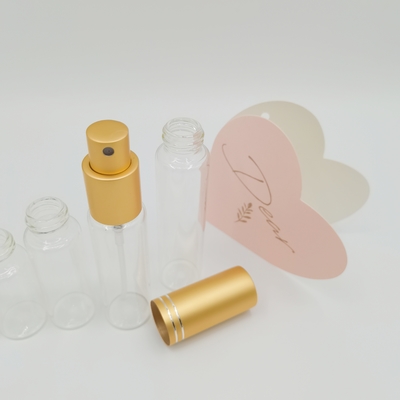 10 ml 15 ml 20 ml 25 ml 30 ml Tube Glasflasche mit Aluminium-Parfümsprühern