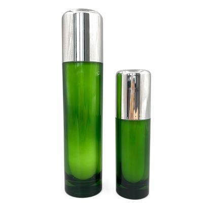 Acryl der runde kosmetische Pumpflasche-Luxusleercontainer-50ml 120ml
