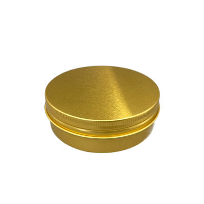Chemische beständige kundengebundene Farbe Gold-Aluminium-Tin Jarss 100ml mit Überwurfmutter