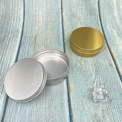 Chemische beständige kundengebundene Farbe Gold-Aluminium-Tin Jarss 100ml mit Überwurfmutter