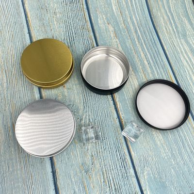 Chemische beständige kundengebundene Farbe Gold-Aluminium-Tin Jarss 100ml mit Überwurfmutter