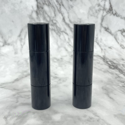 Lippenstift-Behälter-Geheimhaltungs-Höhepunkt ABS des Schwarz-8g verdoppeln leere Kopf