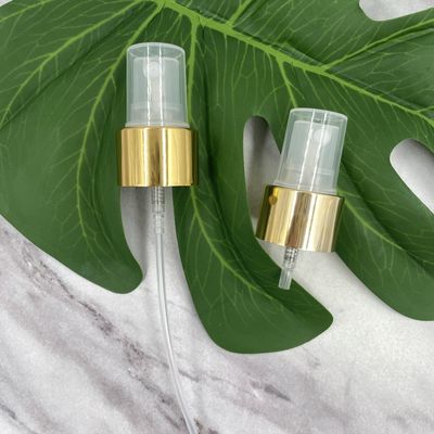 Lotions-feine Nebel-Sprüher-Pumpe 24/410 Alu-Schließung PET Dichtung mit pp.-Kappe