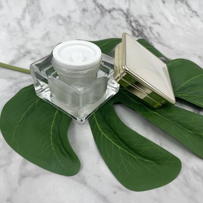 Behälter Jade Surface Plastic Cream Jarss 30g 50g metallisiert für Kosmetik