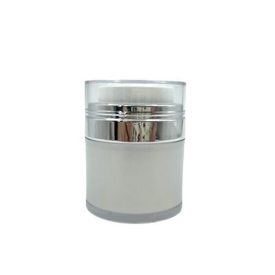 15 / luftloser Glas-leerer Acrylsahneflaschen-kosmetischer bedienungsfreundlicher Behälter-tragbare Reise-Make-upwerkzeuge der Pumpen-30/50g