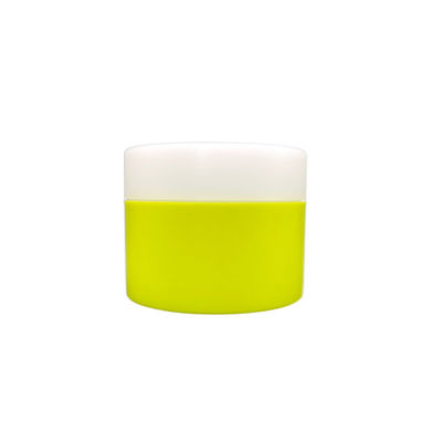 Matt Plastic Cosmetic Jars Double-Wand 60ml 100ml metallisierte für Scrub Paste