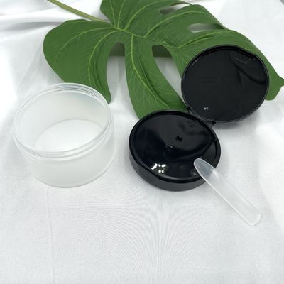 rüttelt Plastikkosmetik 80g Gesichtsmaske der klaren Behälter mit Löffel/Schaber