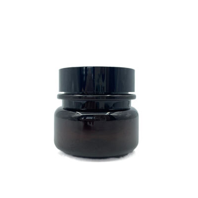 HAUSTIER Amber Plastic Cosmetic Jars 30g 50g ringsum Seidensiebung