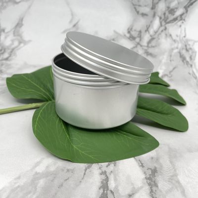 Kleine Aluminium-Tin Jars Round Edge Screw Torsions-Spitze 60ml 80ml für Wachse