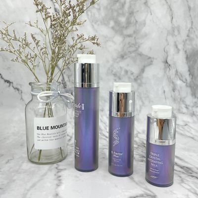 15ml 30ml 50ml für Hautpflege ringsum rotierende doppel-wandige luftlose Pumpflasche