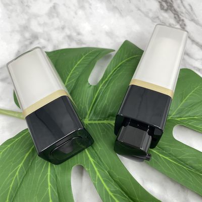 Doppel-wandige Seiden-Siebung Matte Packaging Bottle der Drehquadrat-luftlose Flaschen-15ml 30ml 50ml