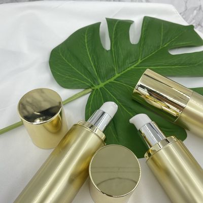 Pumpflasche-leeres Plastiklotions-Goldheißes acrylsauerc$stempeln 100ml 120ml kosmetisches