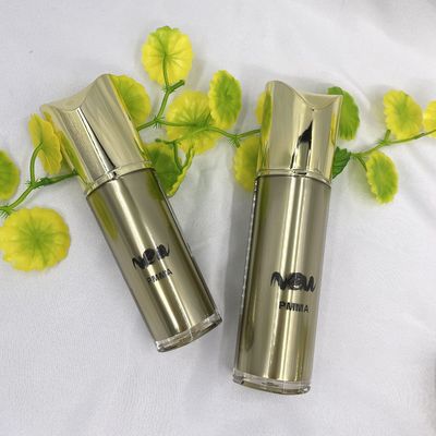 Spezielles Form-kosmetisches Pumpflasche-Goldnachfüllbare kosmetische Behälter 80ml 100ml