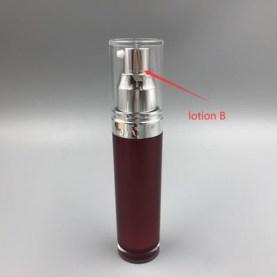 Kosmetischer Verfärbung ABS Leckacrylsauerbeweis der Pumpflasche-15ml allmählicher für Lotion