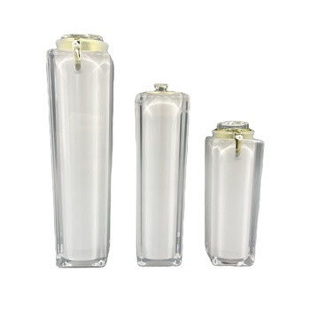ABS quadratische kosmetische Pumpflasche-Verpackenfinger-Presse 100ml