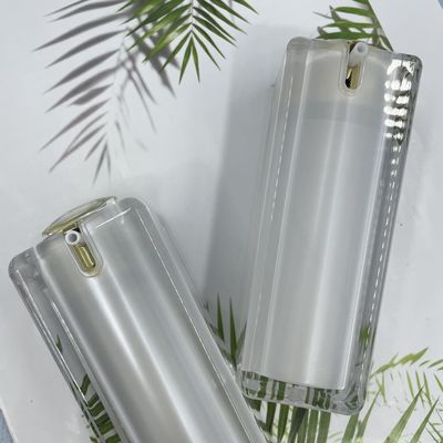 ABS quadratische kosmetische Pumpflasche-Verpackenfinger-Presse 100ml