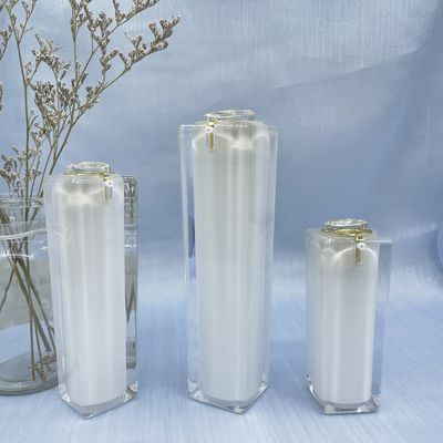 ABS quadratische kosmetische Pumpflasche-Verpackenfinger-Presse 100ml