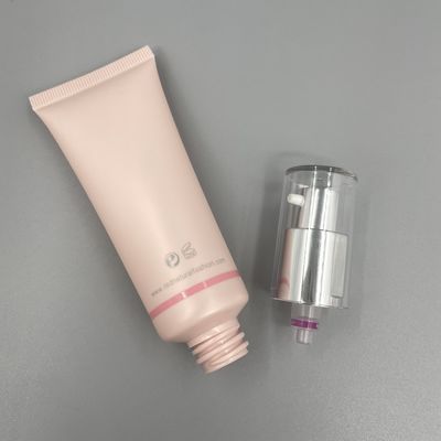 Rosa BB leerer Sahnedurchmesser 30mm der Pressungs-Rohr-30ml 50ml mit Pumpe