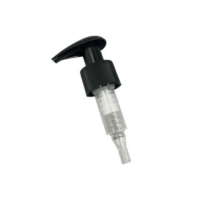 Schwarze Lotions-Zufuhr-Pumpe seifen 1.2CC ein 28/400 28/415 glatt zu machen/gewellte Schließung