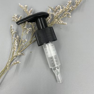 Schwarze Lotions-Zufuhr-Pumpe seifen 1.2CC ein 28/400 28/415 glatt zu machen/gewellte Schließung