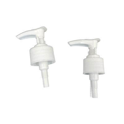 Kleine Lotions-Pumpe 24/410 der Dosierungs-0.7CC mit Clip-Silber Aluminiumschließung glänzen