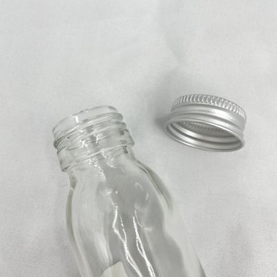 Nicht Flasche des Fleck-Hautpflege-kosmetische Verpackenglas-60ml mit Aluminiumkappe