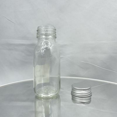 Nicht Flasche des Fleck-Hautpflege-kosmetische Verpackenglas-60ml mit Aluminiumkappe