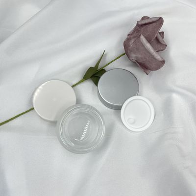 Runde kundenspezifische Glaskosmetik 20g rüttelt Verpackenhöhe 3.2cm des durchmesser-4.7cm