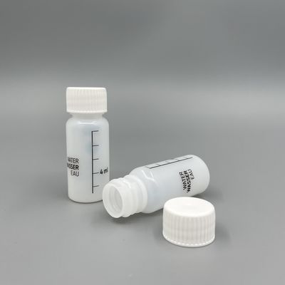 Kleines HDPE fertigte Plastikweiße Kappe flaschen-10ml Farbe ein Zeit-Gebrauch für Lotion besonders an