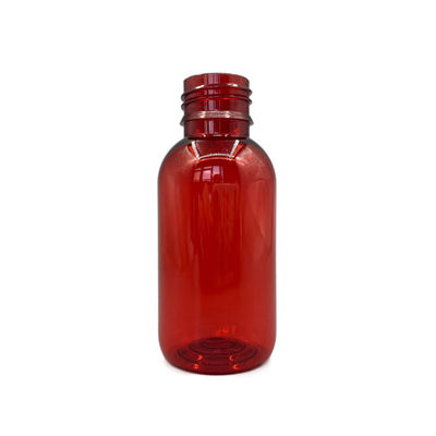 Gegen leere Plastikuvrunde der sirup-Flaschen-100ml 3.52OZ mit Besetzer-offensichtlicher Kappe
