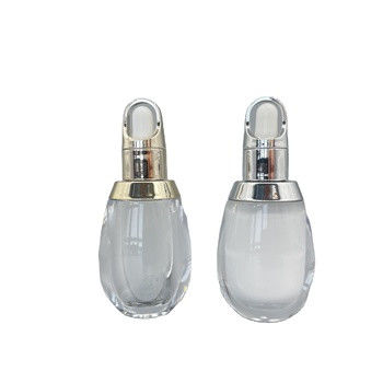 Ei formen die weiße Tropfflasche kundenspezifisches 10ml Acryl-pp. doppel-wandig