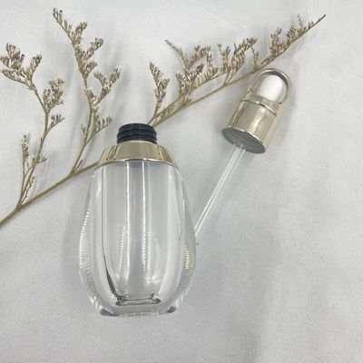 Ei formen die weiße Tropfflasche kundenspezifisches 10ml Acryl-pp. doppel-wandig