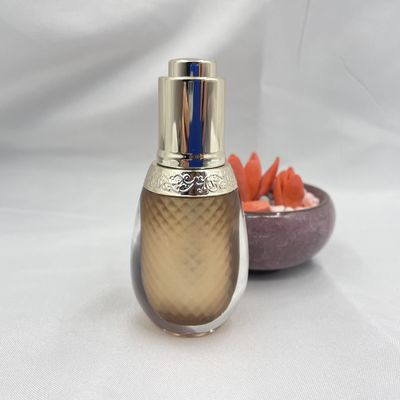 Champagne 10ml ätherischen Öls Acryl-pp. Schulter des Flaschen-Tropfenzähler-fertigte besonders an