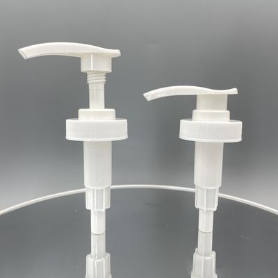 Weiße Rate 38/400 der Shampoo-Flaschen-Zufuhr-Pumpen-33/410 der Entladungs-4.0ML